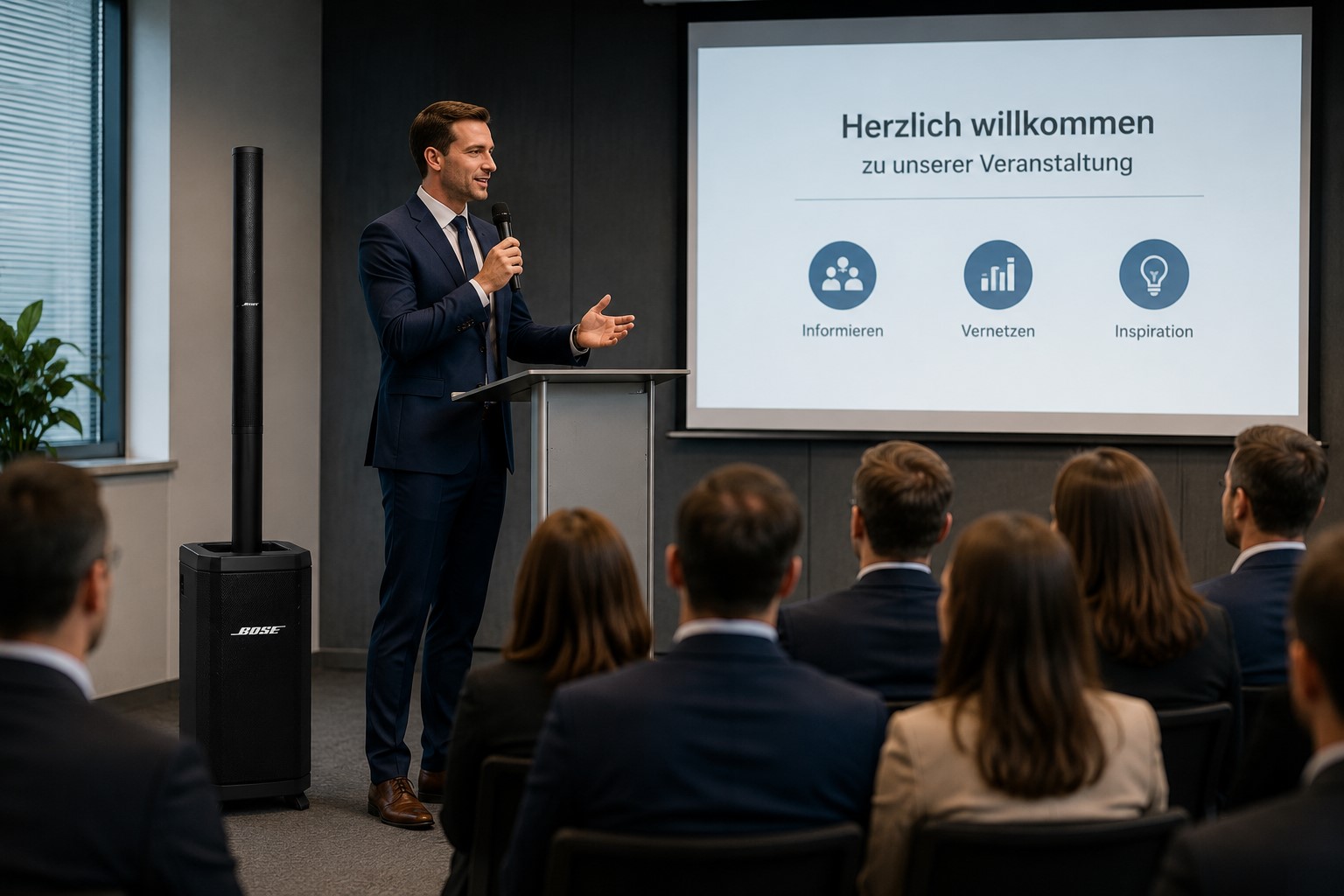 BOSE L1 Pro8 für Vortrag, Präsentation und Firmenveranstaltung in Dresden mieten